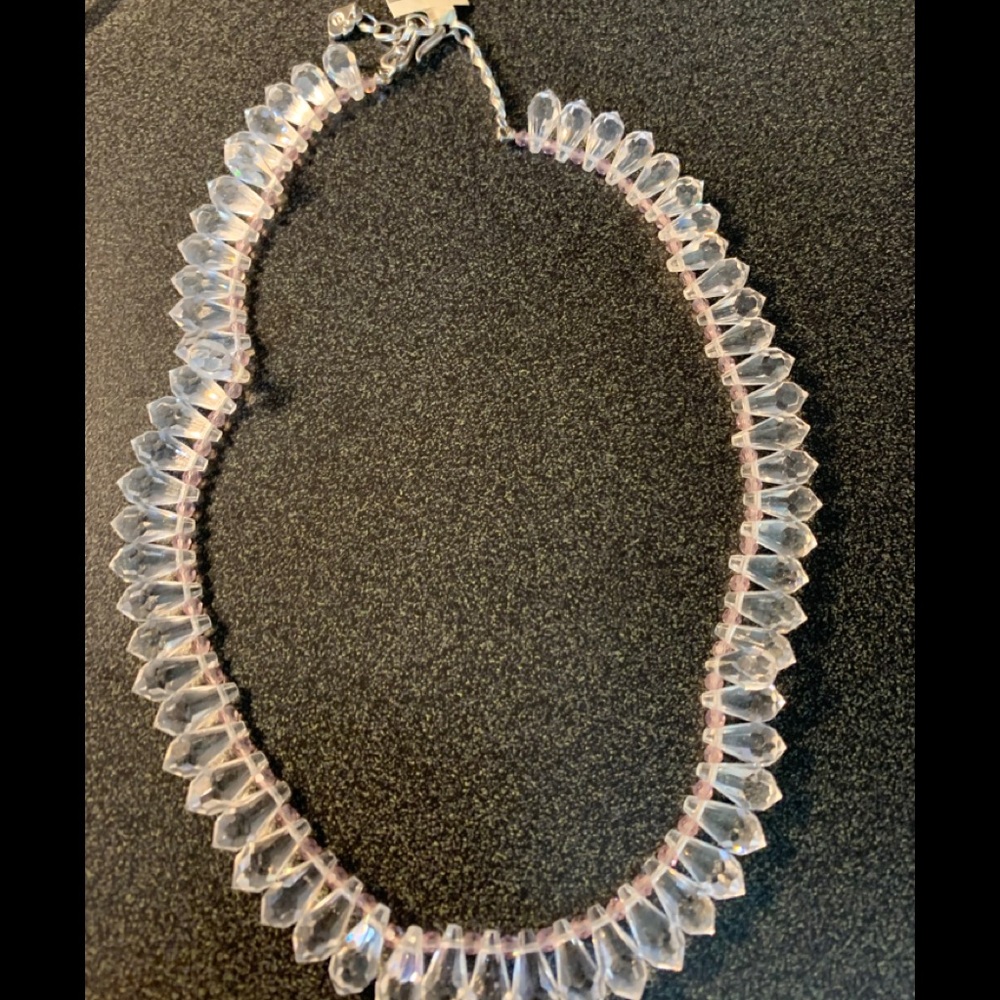 Saks Fifth Ave Swarovski Crystal Necklace reduced